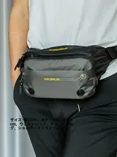 防水機能付きスポーツウエストポーチ【スマホ収納・多機能・軽量・メンズ用】