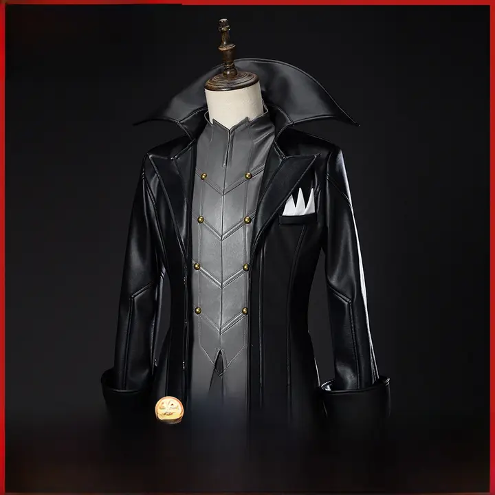女神の囁き コスプレ服 雨宮レンの怪盗衣装【皮製・ファンタジーコスチューム】