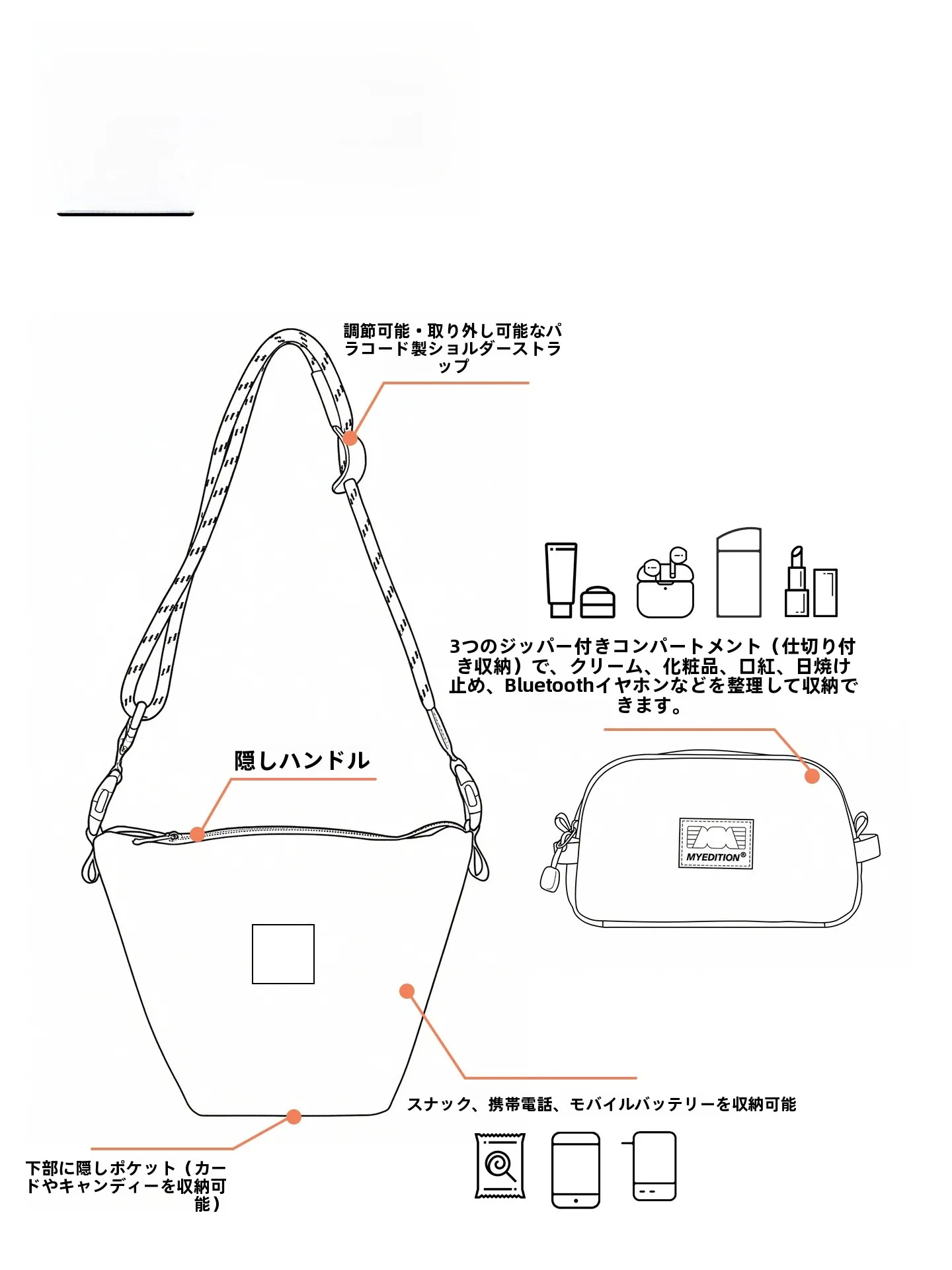 感漂う収納ポーチ：コスパの良いダストポーチとしての多用途性と実用性