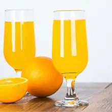 高脚グラス【厚手・ジュース・ワイン・水・ビール・ミルク用】