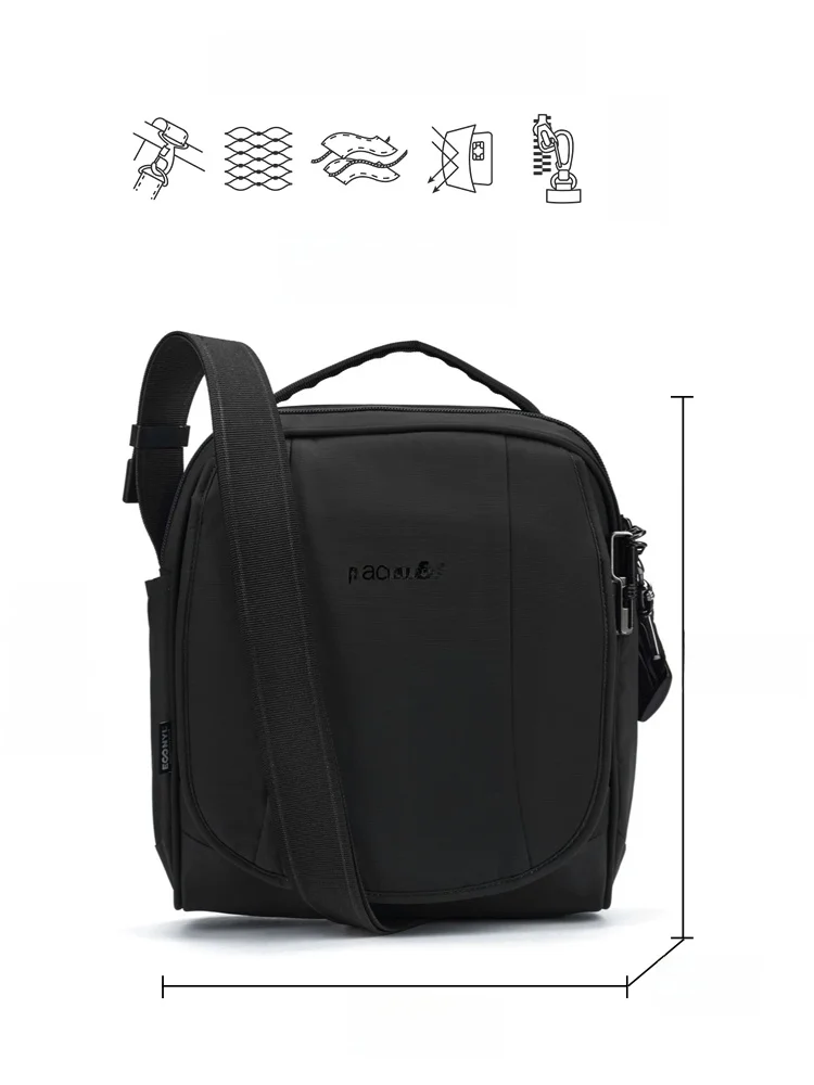 防犯機能付きメンズショルダーバッグ：every day carry に最適なクロスボディバッグの実用性解析
