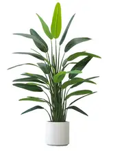 リアルな造形の植物！グラジオラスの鉢植え【インテリア装飾・室内用】