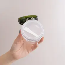 密閉容器 クリーム瓶 パック容器 小分けボトル プラスチック 透明 厚手 トラベル   化粧品 クリーム フェイスマスク