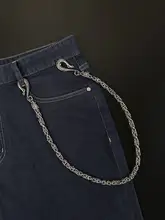 パンツチェーン ウエストチェーン ドラゴンモチーフ シルバーメッキ アンティーク加工 ハンドメイド 上品 ファッションアクセサリー「FogPierceX」