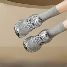 秋用登山シューズ【通気性・厚底・スニーカー・女性用】