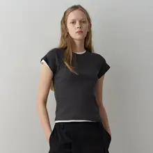 デザイン性高い レディース 半袖Tシャツ【上品なフィット感・夏用】