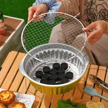 アウトドア用バーベキュー炉【ポータブル・DIY・焼き肉串・秋春キャンプ用】（セットアップ対応）