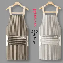 通気性抜群の大きなサイズのエプロン【キッチン用・耐汚れ・仕事用】