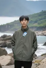 春季新作 メンズ 軽量 アウトドアジャケット【通気性・シンプルデザイン・立ち襟】
