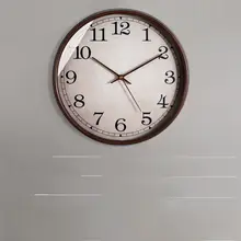 TQJ 洗練されたデザインのローマ風木製壁掛け時計【静音・石英・家庭用】