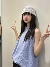 ニットキャップ レディース 透かしレース 蝶結び 薄手 ルーズ Y2K レトロ インスタ映え