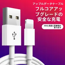 iPhone用データケーブル【急速充電対応・iOS対応・二メートル】