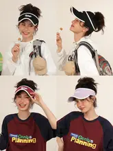 サンバイザー ユニセックス つば広 UVカット スポーツ アウトドア カジュアル 春夏
