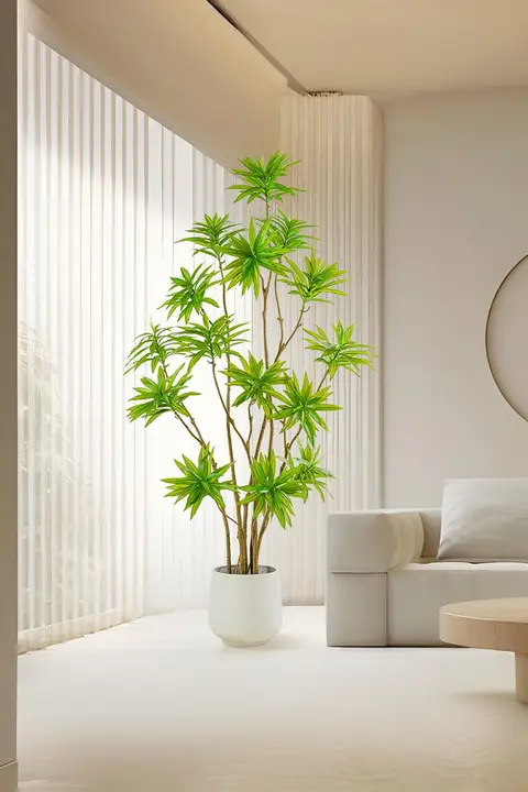 リアルな観葉植物 大型の人工ツリー リビング 高級 装飾花 インテリア