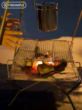 Fire-Maple 焚き火台 折りたたみ 超軽量 ステンレス アウトドア キャンプ バーベキュー 暖房 グリル 湯沸かし