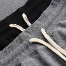 麻製 グレーのレトロニットパンツ【フィット・トレーニング用・秋冬対応】