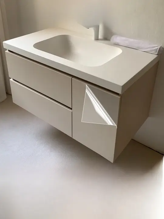 防水洗面台用リメイクシート【貼り付け簡単・バスルーム用・洗面器保護】