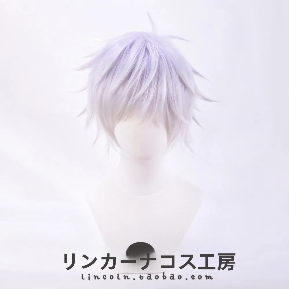 五条悟 コスプレ用ショートウィッグ：逆立ちスタイルでリアルなキャラクター表現を実現