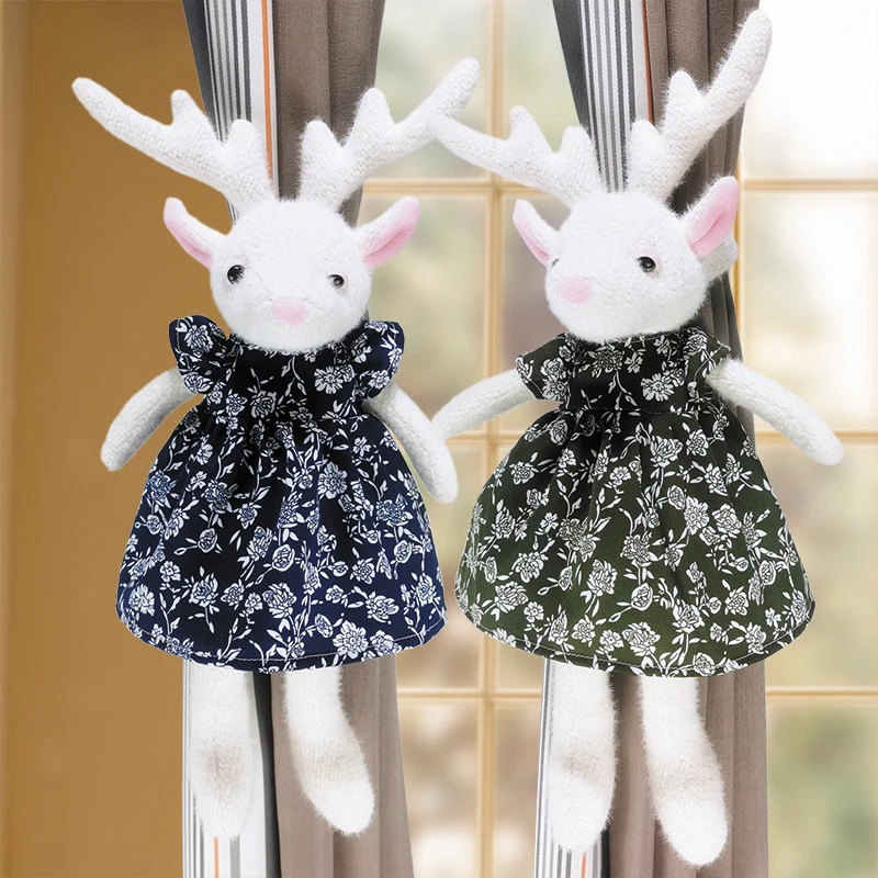 12月の壁面に「かわいい」をどう入れる？子供部屋にぴったりのカートゥーンシカマグネットカーテンクリップの選び方