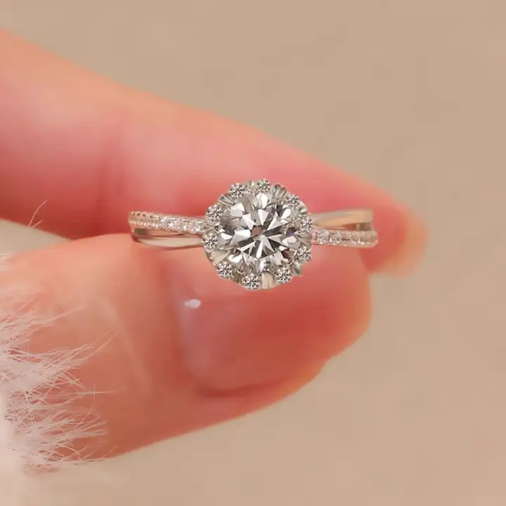 六爪デザインの結婚指輪【ダイヤモンド・バレンタインギフト】