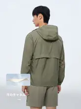 春季用メンズ防風透湿防晒ジャケット【軽量・ルーズフィット・アウトドア用】