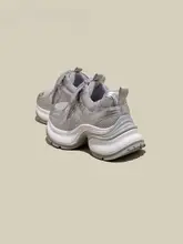 白色厚底シューズ レディース【本革・レースアップ・内蔵インヒール・軽量】