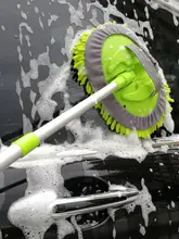 洗車用トロリー用交換モップヘッド【シェニールブラシカバー・自動車用・替え用パーツ】