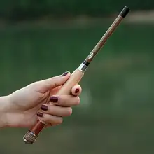 ミニ短節釣竿【アウトドア・キャンプ用・エコロジー対応】