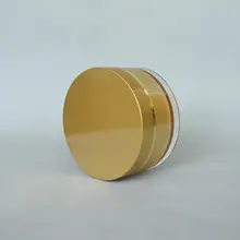 200ml ゴールドアクリル瓶【フェイスマスク・クリーム・マッサージクリーム用】

