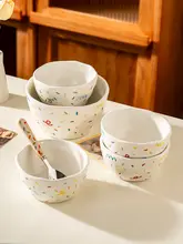 高級感ある陶器製ボウル＆プレートセット【インスタ風・おしゃれなデザイン】（セットアップ対応）