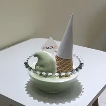 パールエッジガラス製朝食ボウル【フルーツサラダ・アイスクリーム・ヨーグルト用】