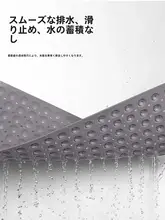 浴室用 防滑マット【環境に優しいTPE素材・水切り機能・家庭用】