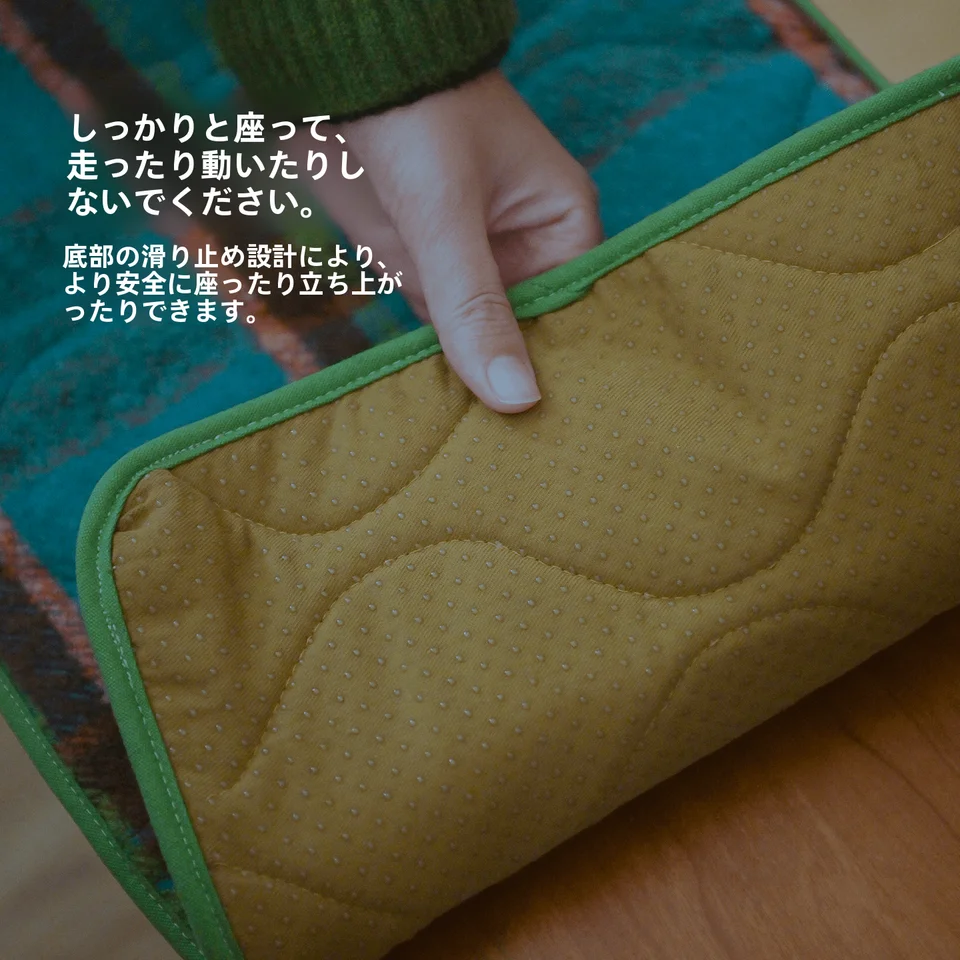 高級感のある長椅子用クッション【防滑・薄型・ダイニング用】