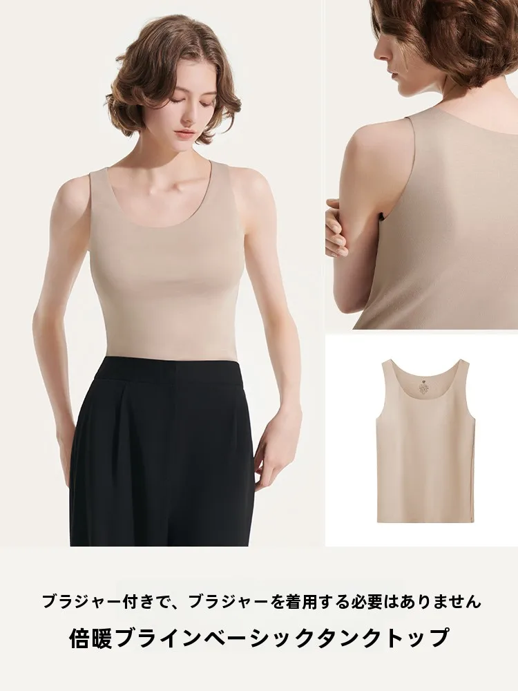 防寒インナーベスト Ubras MJ5824011-303295：厚手で快適な日常着用に最適な保温ウェア