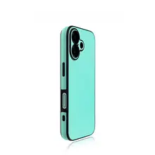 スマホケース iPhone 16 15 14 13 12 対応 レンズ保護一体型 フルカバー 耐衝撃 黒 レザー