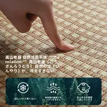 車用旅行ベッド【夏用・涼しい竹製・SUV用トランクマット】