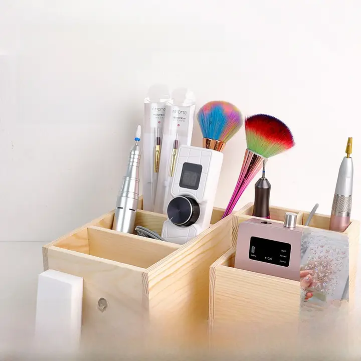 ネイルアート用マルチ収納ボックス【大容量・デスクトップ用・ネイル用品整理】