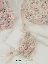 春の暖かさを感じる！柔らかい毛糸のスカーフと帽子【手作りキット・ピンクグリーン】（セットアップ対応）
