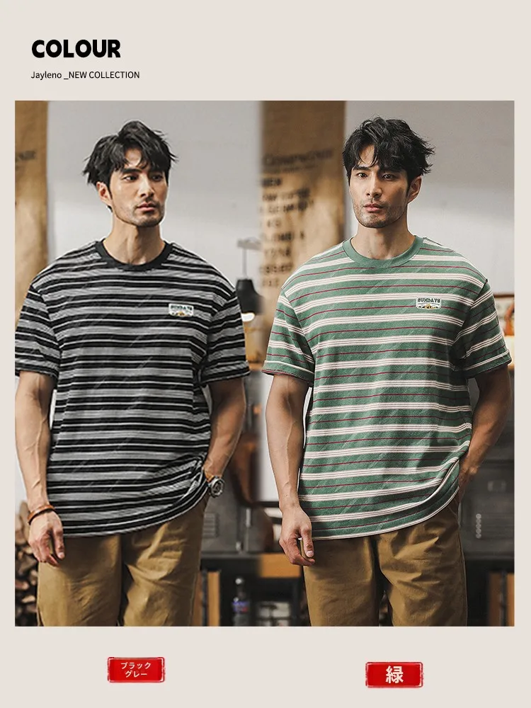メンズ ストライプ柄 Tシャツ はどんな場面で着用するのか？