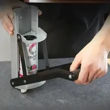 缶潰し器【グレー・キッチン用品・ペットボトルにも対応】