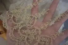レース刺繍リボン【DIY用・多用途・ファッション装飾】