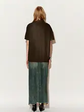 春夏用 ダメージデザイン スカート【フリンジ加工・カジュアル】