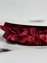 4.0cm 手作り DIY 花柄リボン 装飾用服飾縁取りテープ【褶みデザイン】