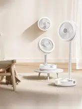 アウトドア用ポータブル扇風機【静音設計・usb充電・折りたたみ式・卓上使用】