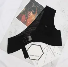 タクティカルベスト ユニセックス ユーティリティ 多ポケット 機能性 ワンショルダー 重ね着 ストリート