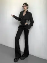 シンプルデザインのレディース ヨガパンツ【低ウエスト・フレアシルエット・カジュアルスタイル】