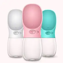 犬用ポータブル給水ボトル【アウトドア・散歩用・持ち運び便利】