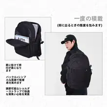 LI-NING 大容量リュックサック【ユニセックス・大学生向け・アウトドア・旅行用】