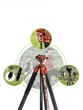 Fotopro カーボンファイバー製 三脚【軽量・ボールヘッド・高速ロック機構】