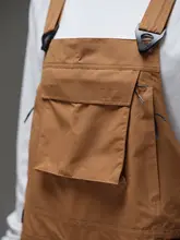 NOBADAY 防水・防風のプロ仕様スノーボードビブパンツ【男女兼用・ウィンタースポーツ用】